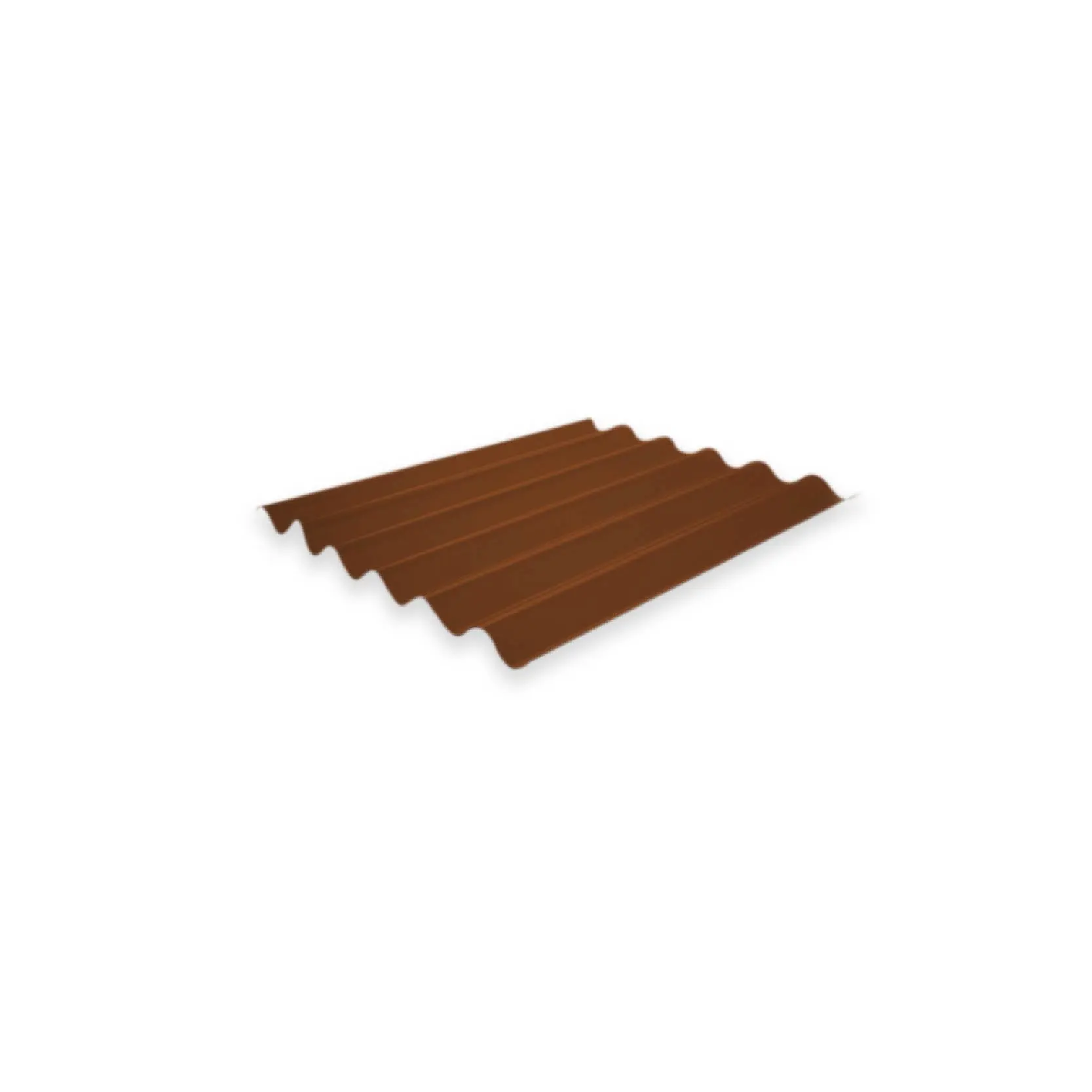 ROOFING RAVAK .8MMX.93MX2.44M PC CORR. BROWN